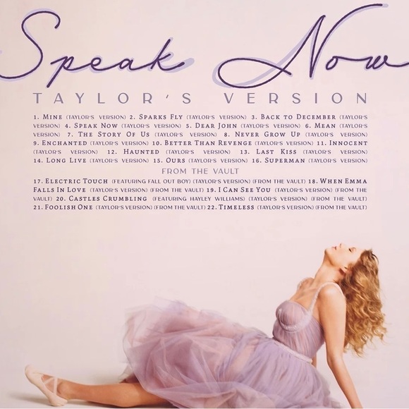 Taylor Swifts- Speak Now ( Taylor’s Version) Target Exclusive Vinyl ( 3L… - Picture 5 of 5